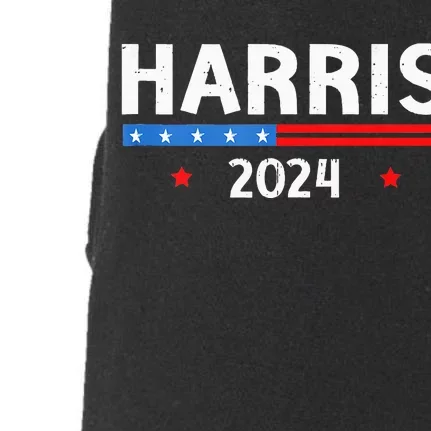 47 Harris 2024 President America Election Democrats Doggie 3-End Fleece Hoodie