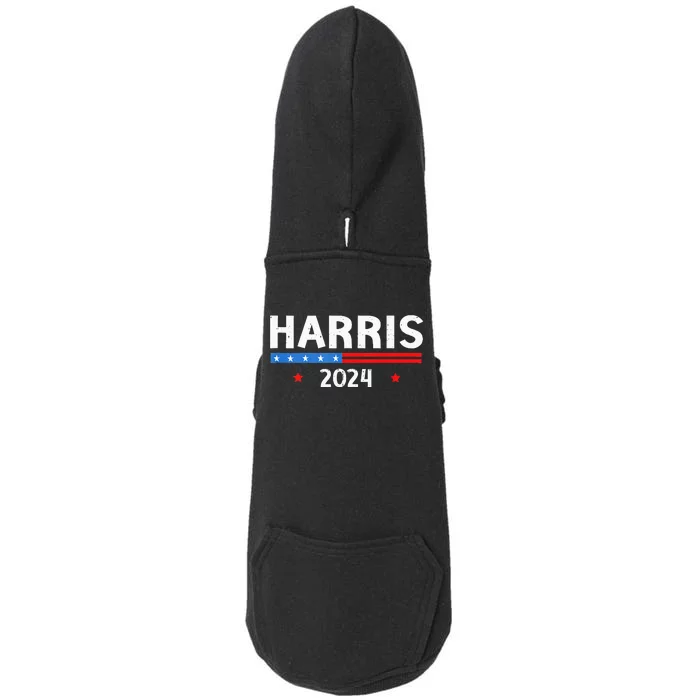 47 Harris 2024 President America Election Democrats Doggie 3-End Fleece Hoodie