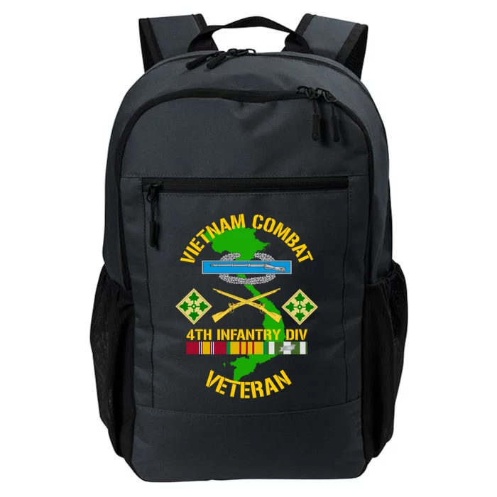 4th Infantry Division Gift Vietnam Combat Veteran Cool Gift Daily Commute Backpack