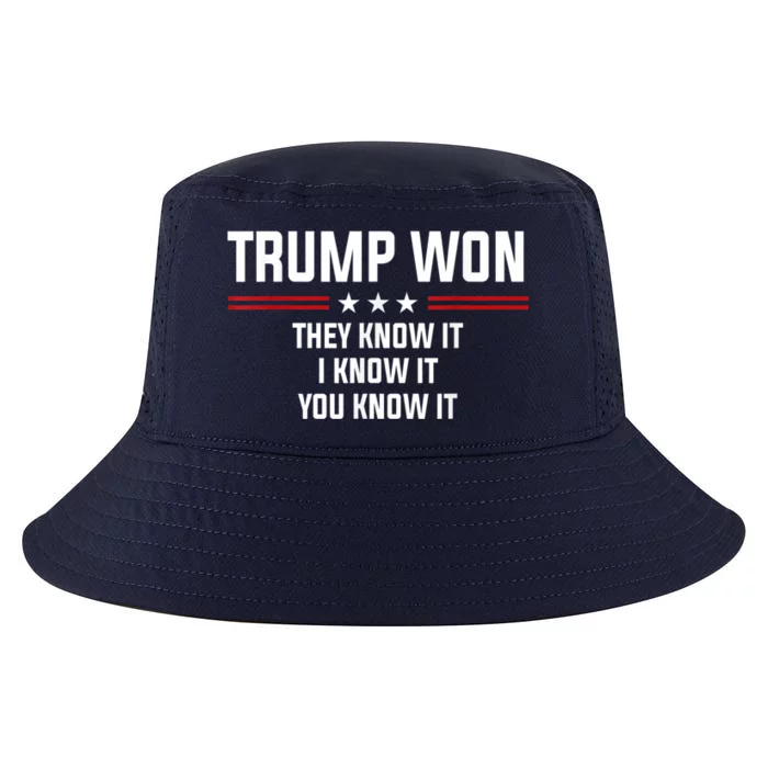 45 Is Greater Than 46 They Know It I Know It You Know It Cool Comfort Performance Bucket Hat