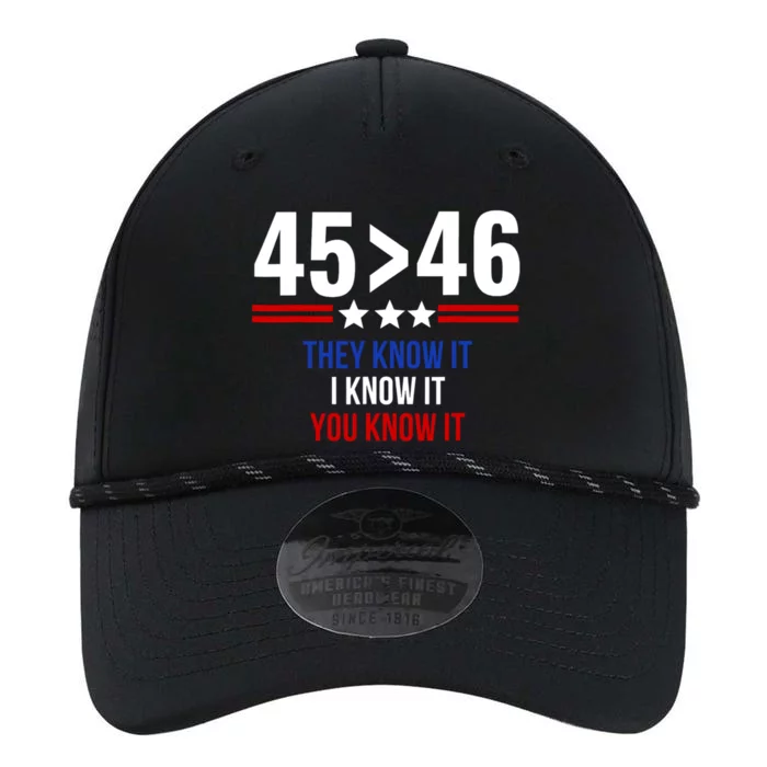 45 Is Greater Than 46 They Know It I Know It You Know It Performance The Dyno Cap