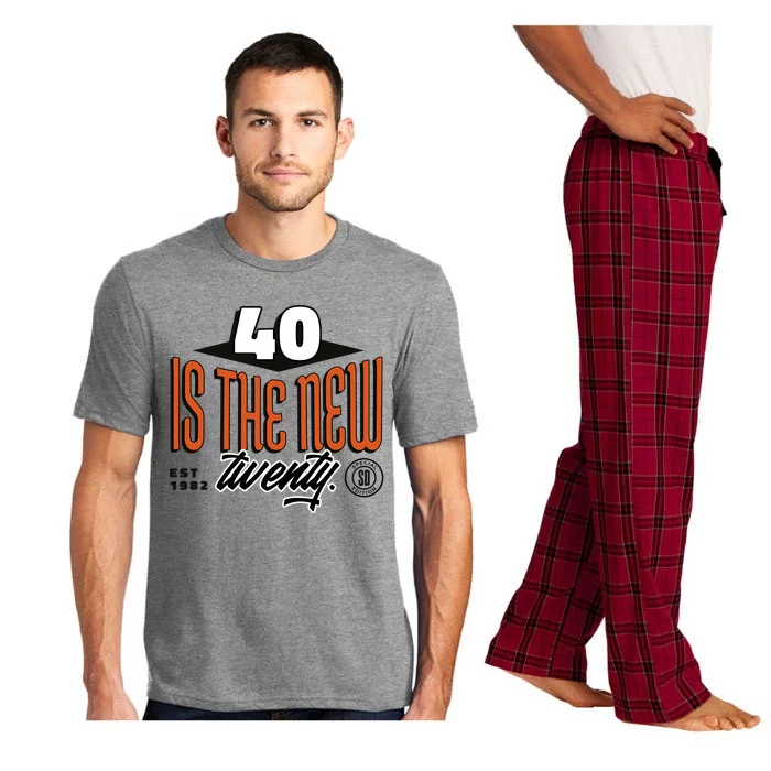 40 Is The New Twenty 40th Birthday Gift Pajama Set