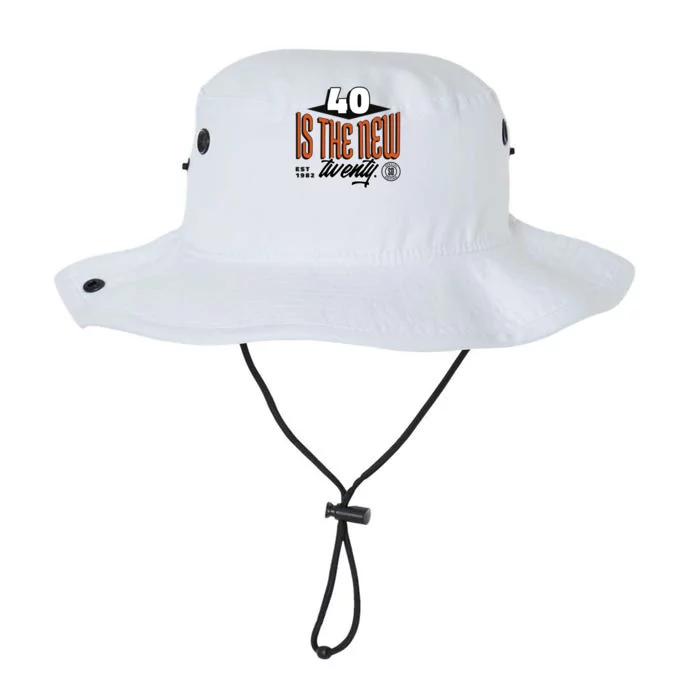 40 Is The New Twenty 40th Birthday Gift Legacy Cool Fit Booney Bucket Hat