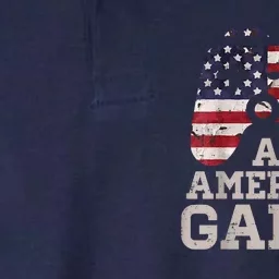 4th July All American Gamer Patriot Softstyle Adult Sport Polo