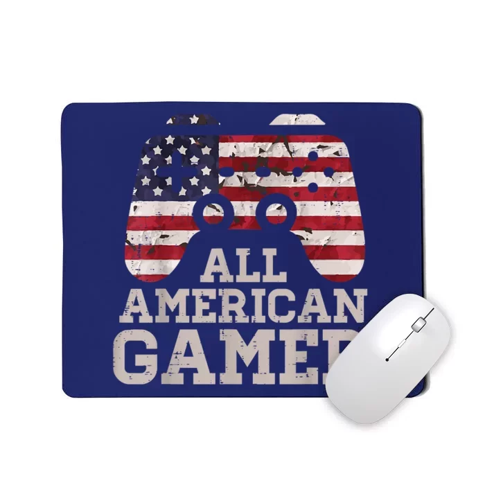 4th July All American Gamer Patriot Mousepad