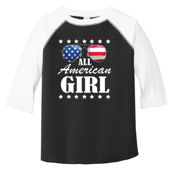 4th July America Independence Day Patriot Usa Toddler Fine Jersey T-Shirt