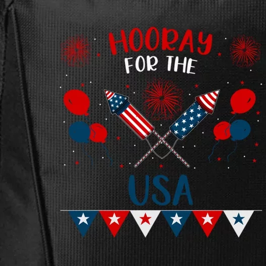 4th July Events Patriotism American Independence Funny Gift City Backpack