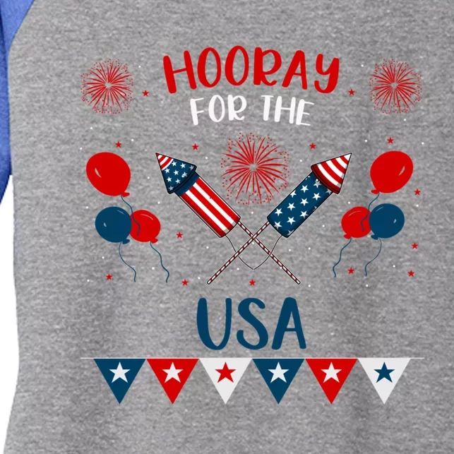 4th July Events Patriotism American Independence Funny Gift Women's Tri-Blend 3/4-Sleeve Raglan Shirt