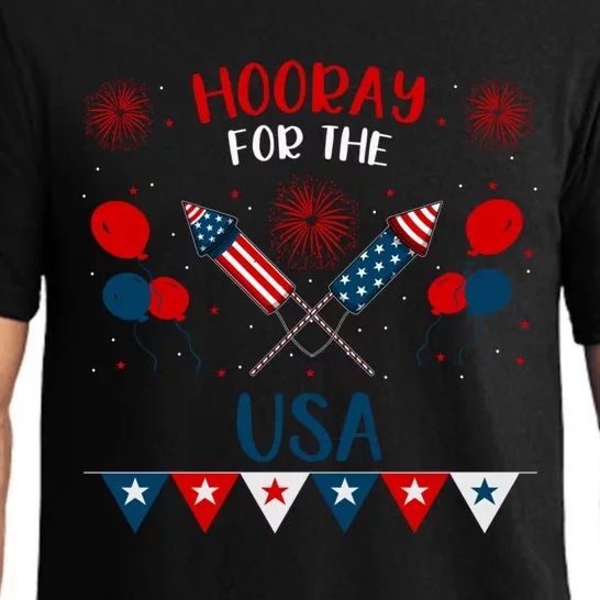 4th July Events Patriotism American Independence Funny Gift Pajama Set