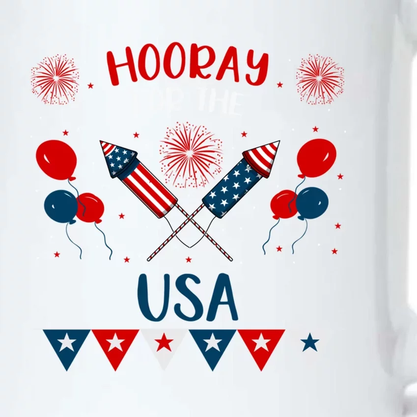 4th July Events Patriotism American Independence Funny Gift Black Color Changing Mug