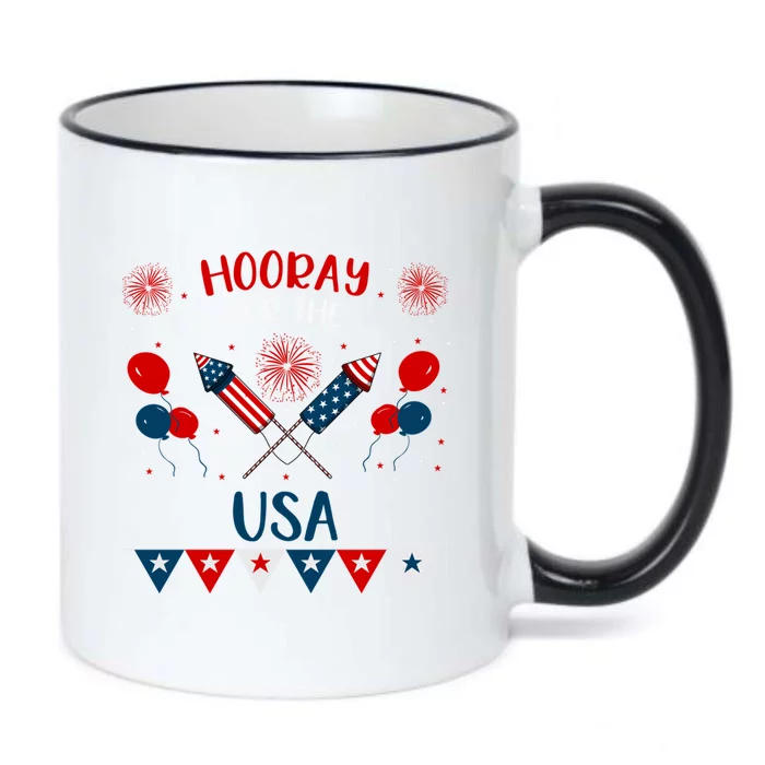 4th July Events Patriotism American Independence Funny Gift Black Color Changing Mug