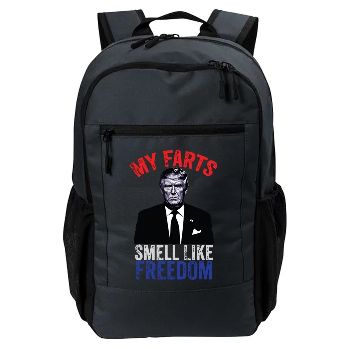 4th July Funny Trump Patriotic My Farts Smell Like Freedom Daily Commute Backpack