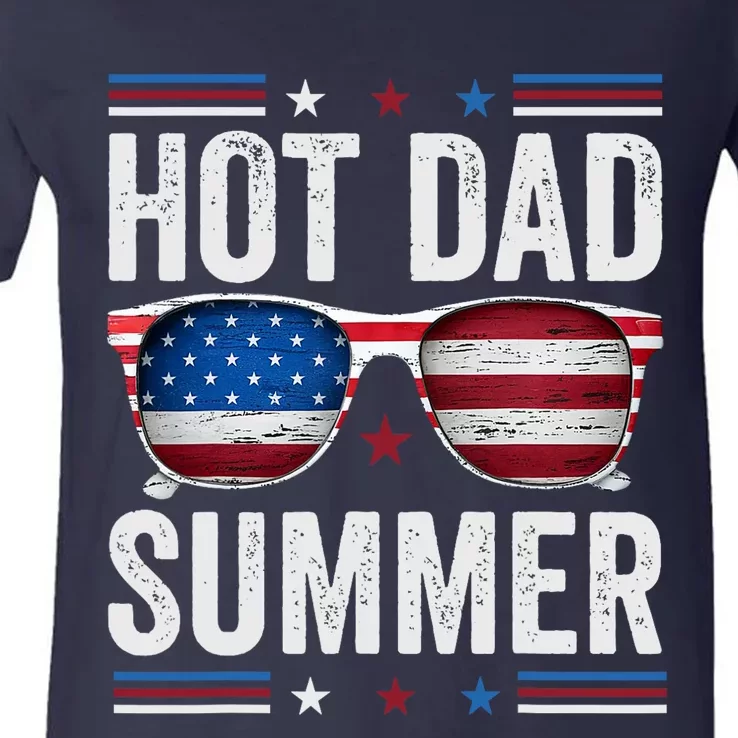 4th July FatherS Day Summertime Vacation V-Neck T-Shirt