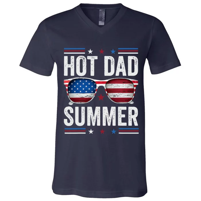 4th July FatherS Day Summertime Vacation V-Neck T-Shirt