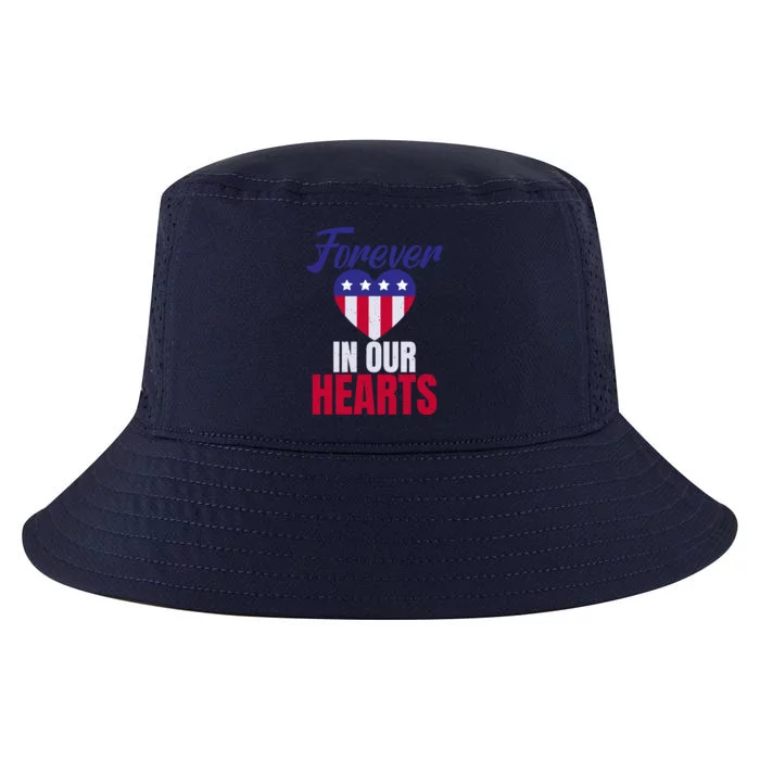 4th July Forever In Our Hearts Memorial Day Gift Cool Comfort Performance Bucket Hat