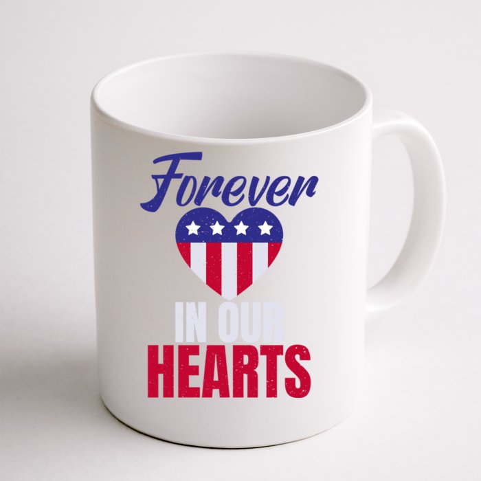 4th July Forever In Our Hearts Memorial Day Gift Front & Back Coffee Mug