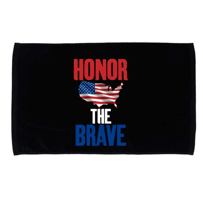 4th July Honor The Brave Memorial Day Gift Microfiber Hand Towel