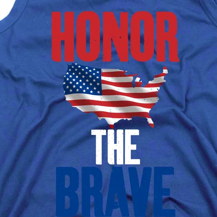 4th July Honor The Brave Memorial Day Gift Tank Top