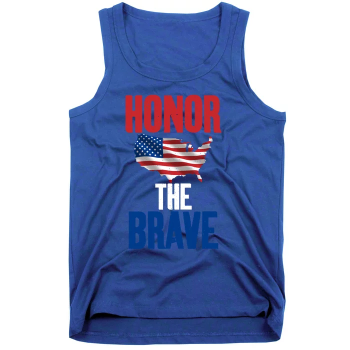 4th July Honor The Brave Memorial Day Gift Tank Top