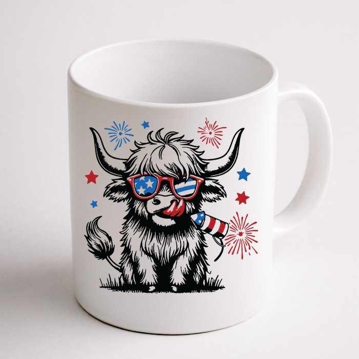 4th July Heifer Front & Back Coffee Mug