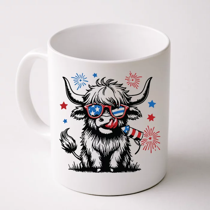 4th July Heifer Front & Back Coffee Mug