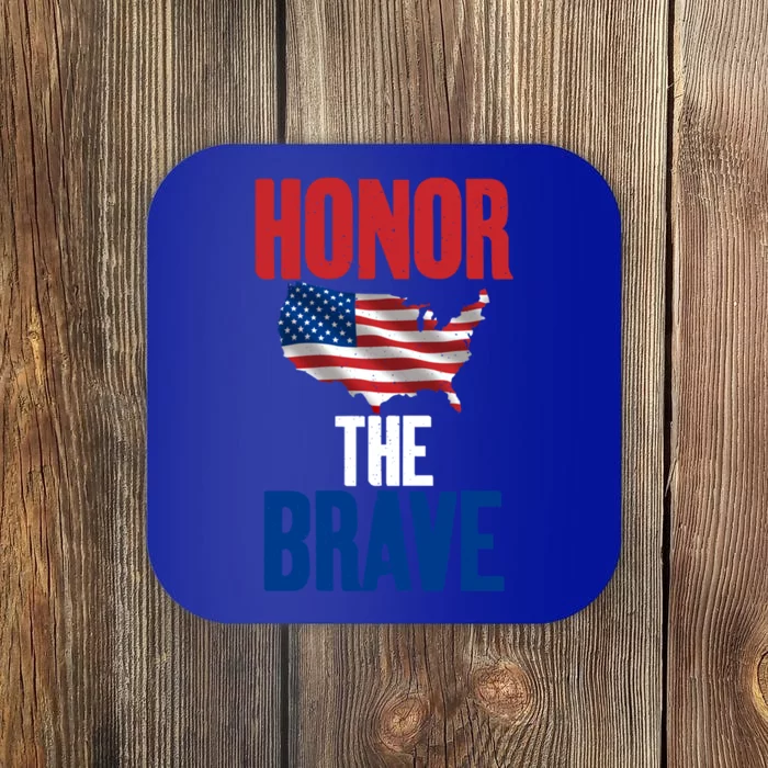 4th July Honor The Brave Memorial Day Funny Gift Coaster