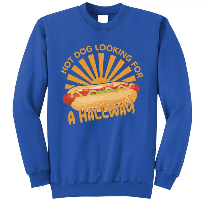 4th July Hot Dog Looking Hallway Funny Hot Dog Lover Gift Sweatshirt