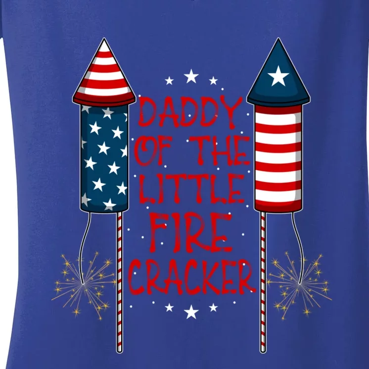 4th July Liberty Freedom Usa Flag Patriot National Holiday Gift Women's V-Neck T-Shirt