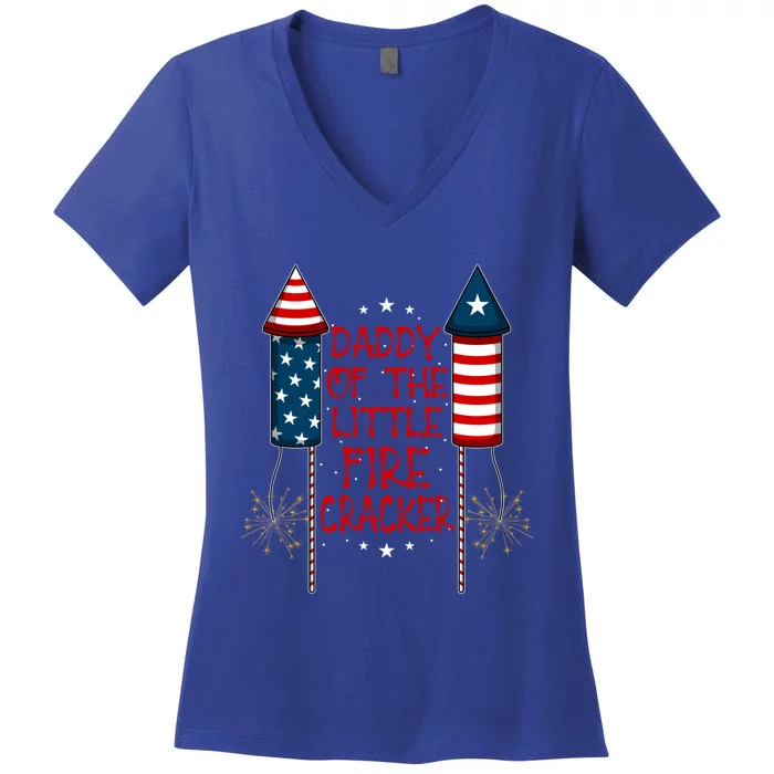 4th July Liberty Freedom Usa Flag Patriot National Holiday Great Gift Women's V-Neck T-Shirt