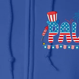 4th July Patriotic Bbq Holiday National Family Paul Cool Gift Full Zip Hoodie