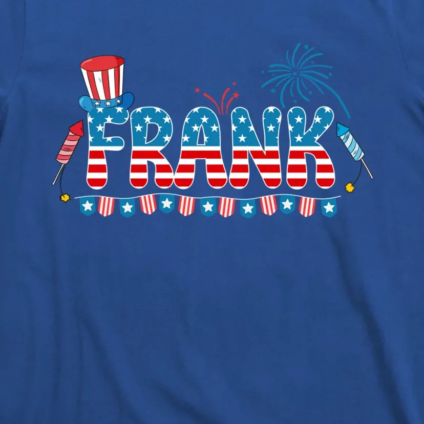 4th July Patriotic Bbq Holiday National Family Frank Gift T-Shirt