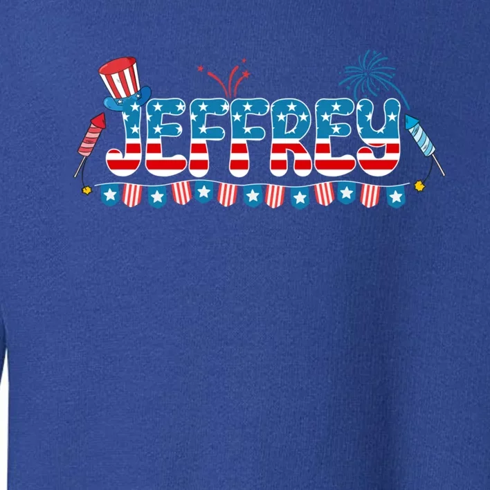 4th July Patriotic Bbq Holiday National Family Gift Toddler Sweatshirt