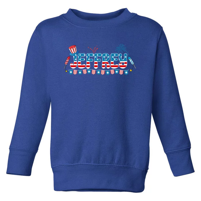 4th July Patriotic Bbq Holiday National Family Gift Toddler Sweatshirt