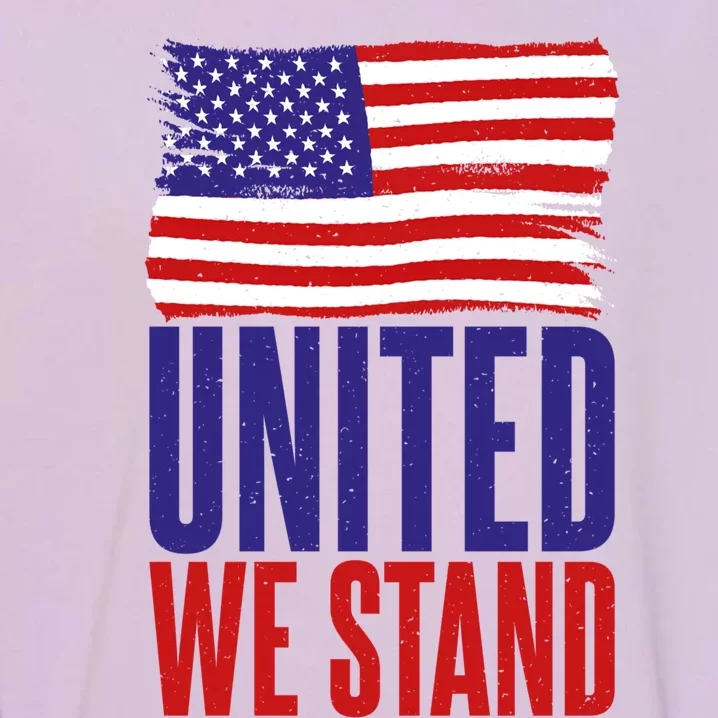 4th July United We Stand Memorial Day Cute Gift Garment-Dyed Sweatshirt