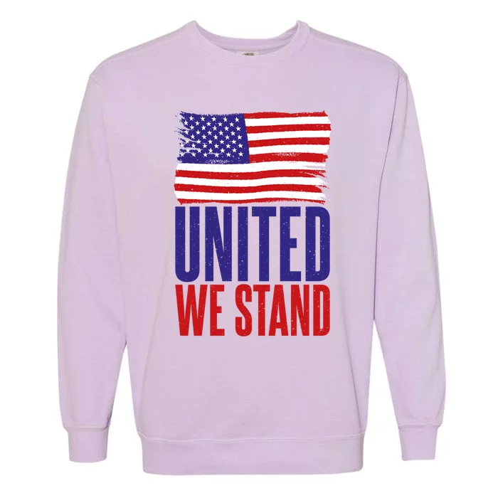 4th July United We Stand Memorial Day Cute Gift Garment-Dyed Sweatshirt