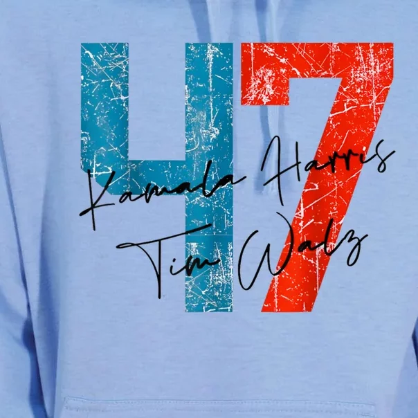 47 Kamala Harris Tim Walz Harris Waltz 2024 Unisex Surf Hoodie