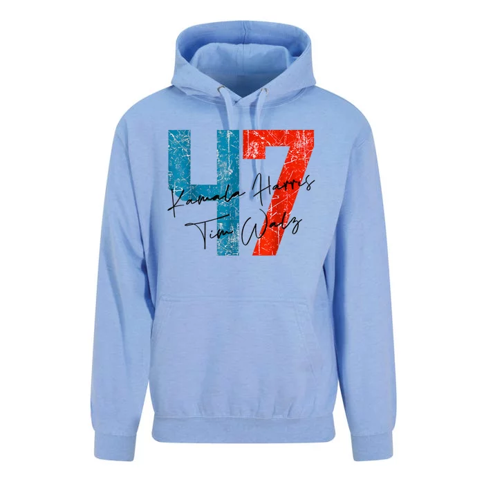 47 Kamala Harris Tim Walz Harris Waltz 2024 Unisex Surf Hoodie