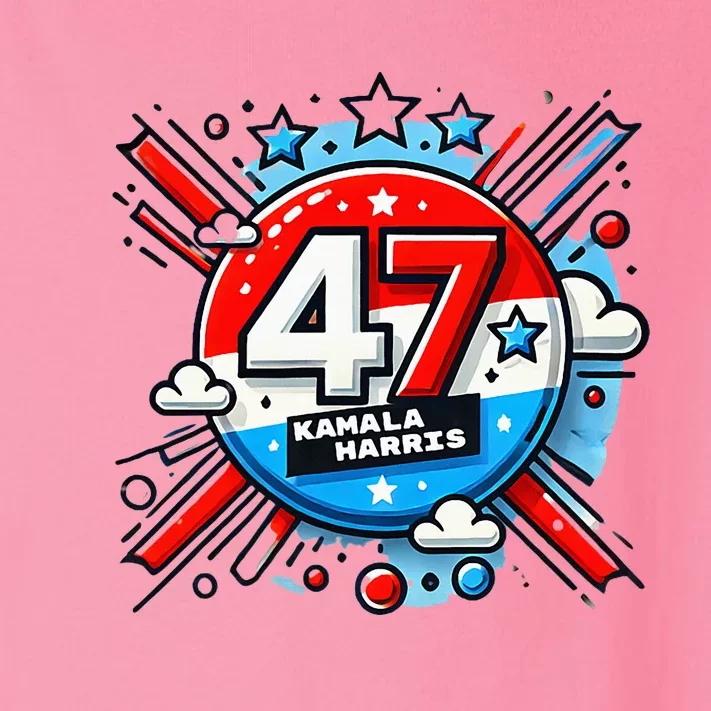 47 Kamala Harris Toddler Long Sleeve Shirt