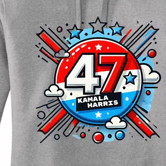 47 Kamala Harris Women's Pullover Hoodie