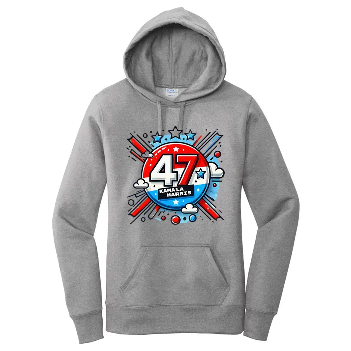 47 Kamala Harris Women's Pullover Hoodie