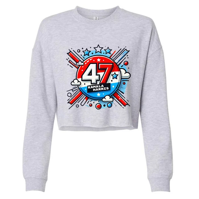 47 Kamala Harris Cropped Pullover Crew