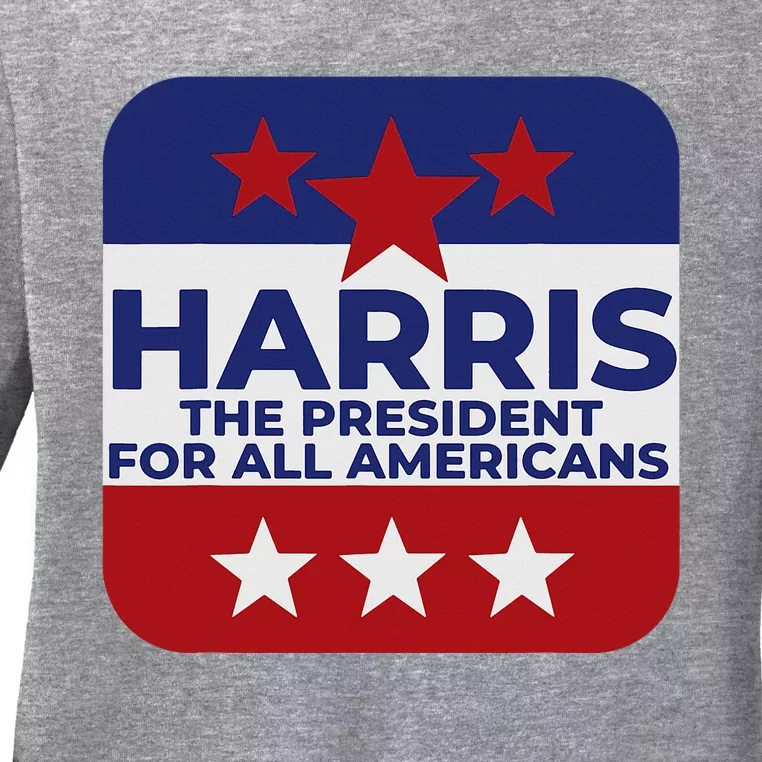 47 Kamala Harris Election Harris Walz Party Wear Ladies Long Sleeve Shirt