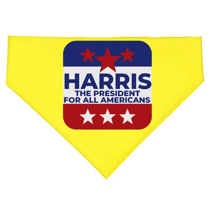 47 Kamala Harris Election Harris Walz Party Wear USA-Made Doggie Bandana