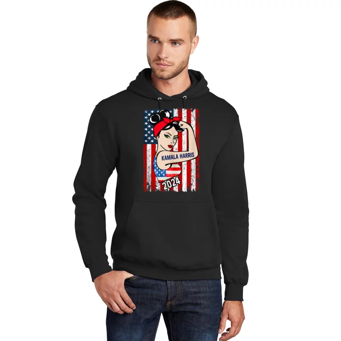 47 Kamala Harris 2024 President Election. America Flag Vote 47 Kamala Harris Hoodie