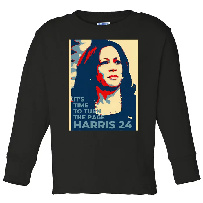 47 Kamala Harris Election Harris Walz Party Wear Toddler Long Sleeve Shirt