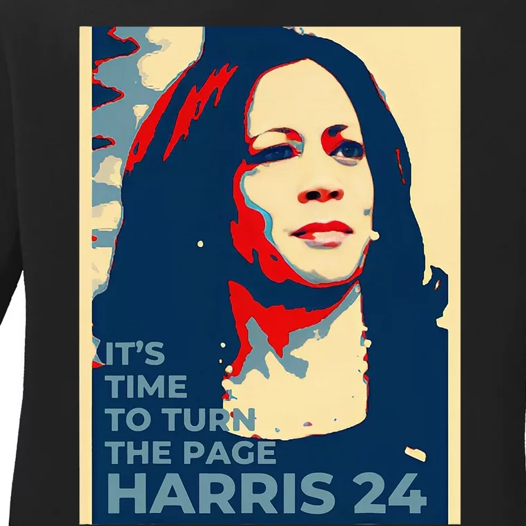 47 Kamala Harris Election Harris Walz Party Wear Ladies Long Sleeve Shirt