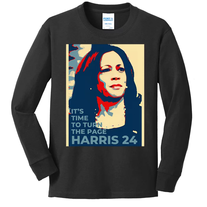 47 Kamala Harris Election Harris Walz Party Wear Kids Long Sleeve Shirt