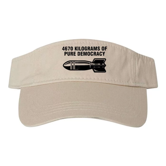 4670 Kilograms Of Pure Democracy Valucap Bio-Washed Visor