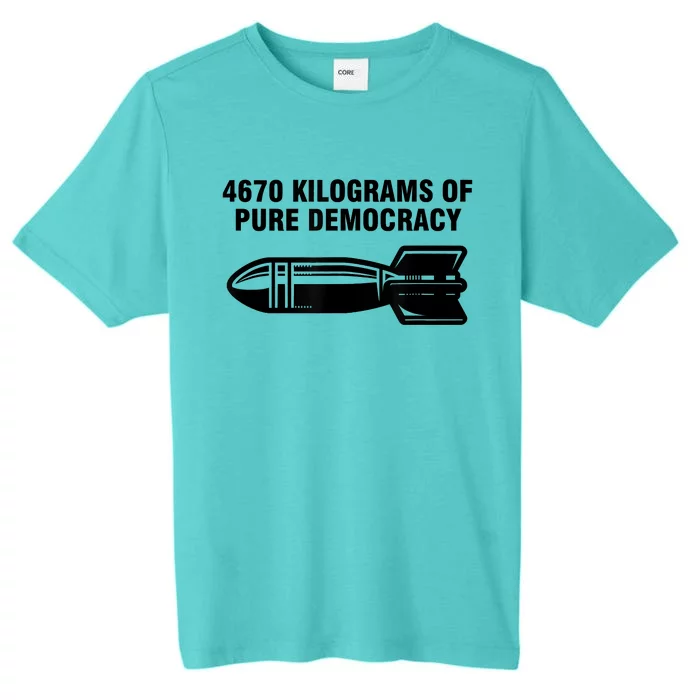 4670 Kilograms Of Pure Democracy ChromaSoft Performance T-Shirt