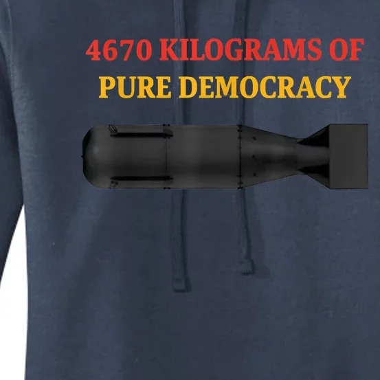 4670 Kilograms Of Pure Democracy Apparel Women's Pullover Hoodie